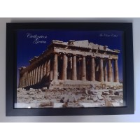 Quadro de Vidro 21x30 Civilization Grécia 01